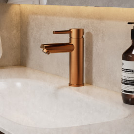 Zen Sanitary Slimline håndvaskarmatur, kobber