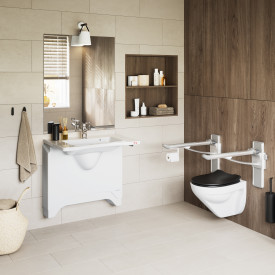 Pressalit Style toiletbørste, sort