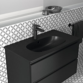 Ideal Standard Tesi håndvask, 62,5x45 cm, mat sort