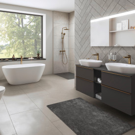 Duravit Wave M håndvaskarmatur, guld