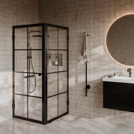 Svedbergs Valje spejl med lys, Ø80 cm