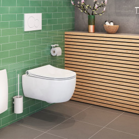 Pressalit toiletbørste, mat hvid