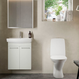 Ifö Sign toilet, rengøringsvenlig, hvid