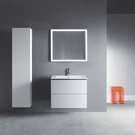 Duravit L-Cube højskab, 50x132 cm, mat hvid