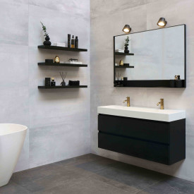 Sanibell Proline møbelpakke, 121x46 cm, mat sort