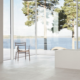 Vola FS1 Fritstående kararmatur med brusesæt, krom