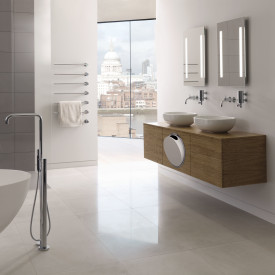 Vola T10JR sæbedispenser, krom