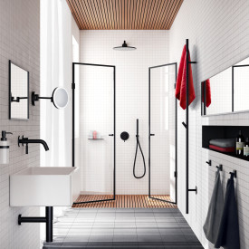 Smedbo House håndklædekrog, mat sort