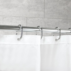 Kleine Wolke ringe til badeforhæng, 12 stk. sølv