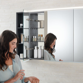 Geberit One spejlskab, 105x90 cm, sort