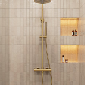 Zen Sanitary brusesæt, messing