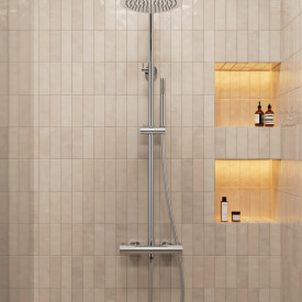 Zen Sanitary brusesæt, rustfrit stål