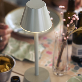 Duni Zelda genopladelig bordlampe, grøn