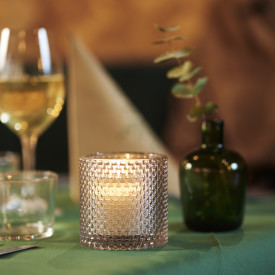 Duni lysestage, grå