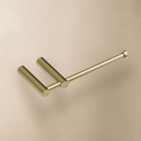 Cosmic Logic toiletrulleholder, børstet guld