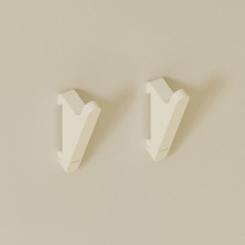 Cosmic Alife håndklædekrog, 2 stk, hvid