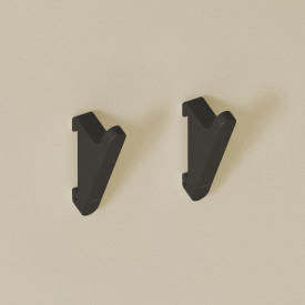 Cosmic Alife håndklædekrog, 2 stk, mat sort