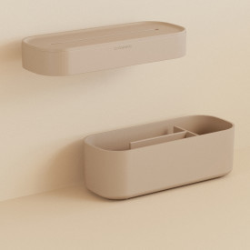 Cosmic Alife opbevaringskurv, beige