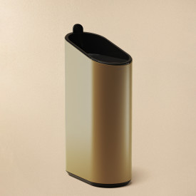 2 stk Cosmic Flat toiletspand, 2,5 liter, mat guld