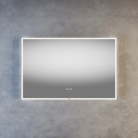 Linn Bad Framfjord speil med led lys, 100x65x3 cm