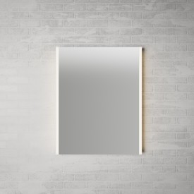 Linn Bad Hilde speil med lyskant i sidene, 60x75x3,5 cm