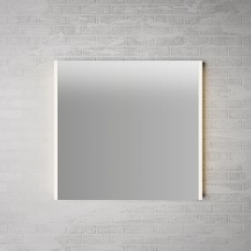 Linn Bad Hilde speil med lyskant i sidene, 80x75x3,5 cm