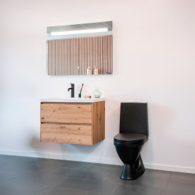 Laufen Rigo toilet, mat sort