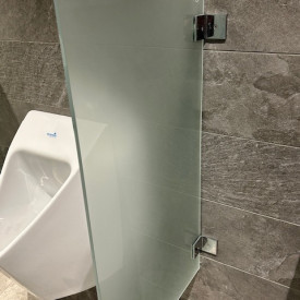 Waterless skillevæg, hærdet glas, 800x430mm