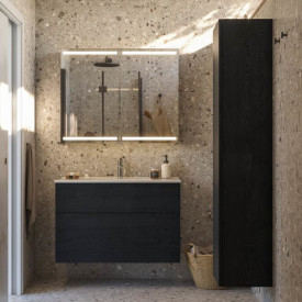 Dansani Luna møbelpakke, 101x45,5 cm, mat hvid