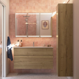 Dansani Luna møbelpakke, 121x45,5 cm, sort eg