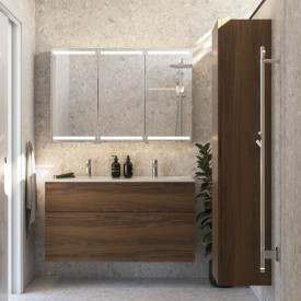 Dansani Luna møbelpakke, 121x45,5 cm, sort eg