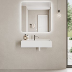 Copenhagen Bath Nordland 75 servant, 75x32,5 cm, hvit matt