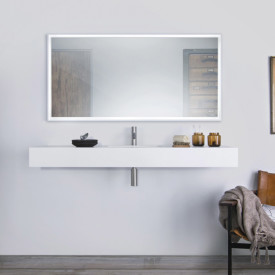 Copenhagen Bath Furesø 140 servant, 140x40 cm, hvit matt
