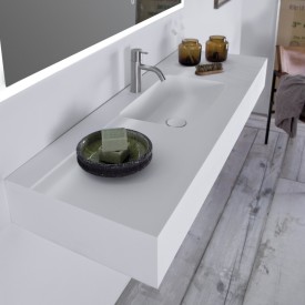 Copenhagen Bath Furesø 120 servant, 120x40 cm, hvit matt