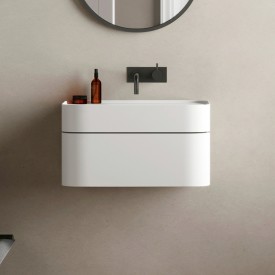 Copenhagen Bath Yuno CA 55 servant, 55x41 cm, med 1 skuff, hvit matt