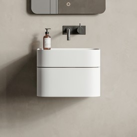 Copenhagen Bath Yuno CA 41 servant, 41x41 cm, med 1 skuff, hvit matt