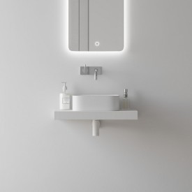 Copenhagen Bath Yuno TA 34  servant, 34x34 cm, hvit matt