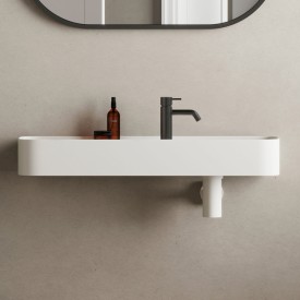 Copenhagen Bath Yuno LR 80 servant, 80x20 cm, hvit matt