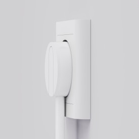 Norm stikprop, uden jord, hvid