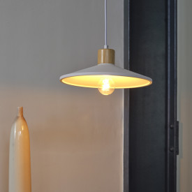 Osram Decor Plaster Wood pendel, Ø32 cm
