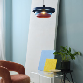 Osram Decor Layers pendel, blå/rosa