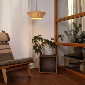 Osram Decor Stripes pendellampe, beige, Ø40 cm