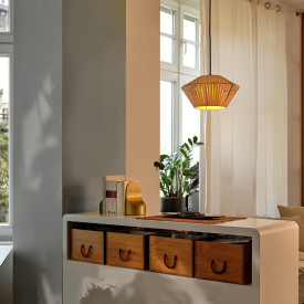 Osram Decor Stripes pendellampe, beige, Ø30 cm