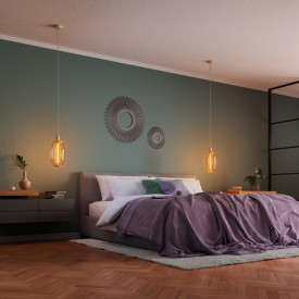 Osram Vintage 1906 Needle lampupphängning, beige