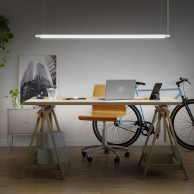 Osram Office Slab langbordspendel, hvit