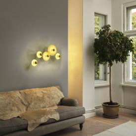 Osram Decor Plissee væglampe, beige
