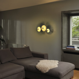 Osram Decor Plissee væglampe, beige