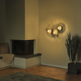 Osram Decor Plissee væglampe, grå