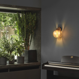 OSRAM DECOR Folded Globe Wall E27 guld