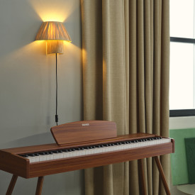 OSRAM DECOR Bamboo Paper Hut Wall 1XE27 brun